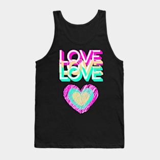 Love brightly 80s Tank Top